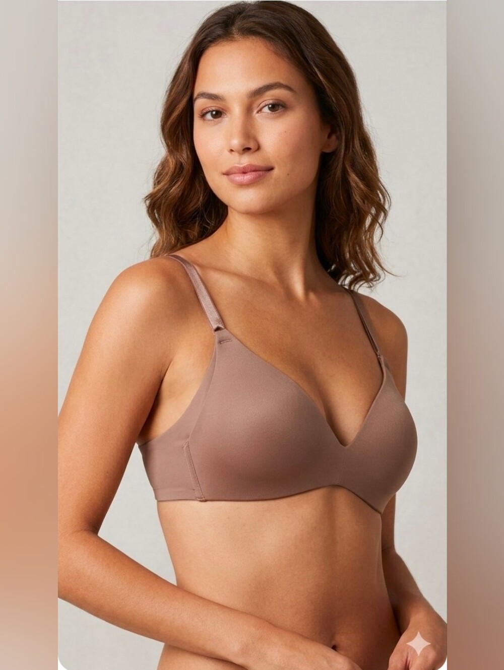 Warner's No Side Effects Wirefree T-Shirt Bra - 34A Toasted Almond Neutral